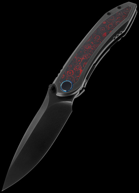 We Knife Winsome Titanium Lava Fat Carbon Folding Knife