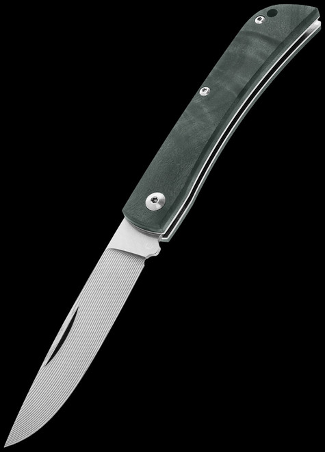 Maserin Scout Poplar Wood Black Damascus