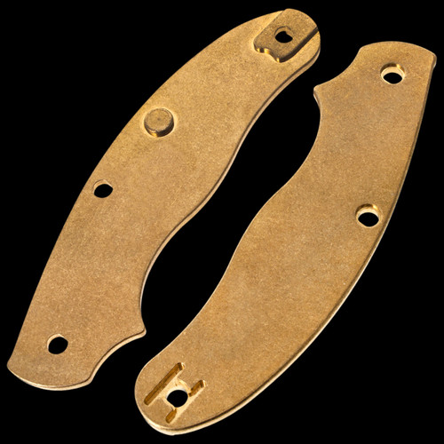 Titech Heinnie® Exclusive Spyderco UKPK Brass Scales