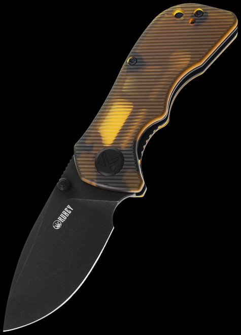 Kubey Karaji Spear Ultem Black Folding Knife