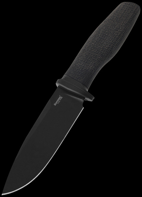 Lionsteel Acha Black Burlap Micarta DLC Fixed Blade