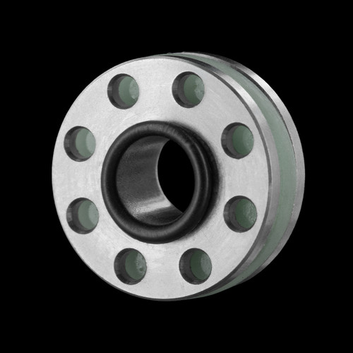 Ru Titley Titanium 8 Hole Bead Green 16mm