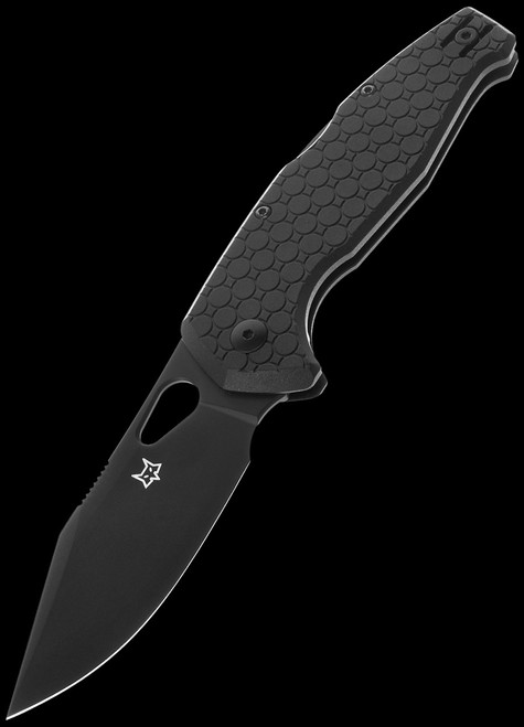 Trivisa Andromeda Linerlock Black Folding Knife | Heinnie Haynes