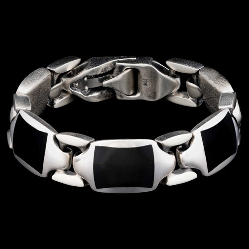 William Henry Black Jade Retro Bracelet