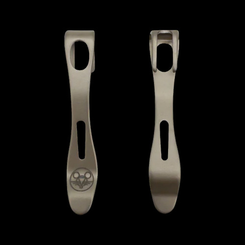 Giant Mouse Stonewashed Titanium Deep Carry Clip