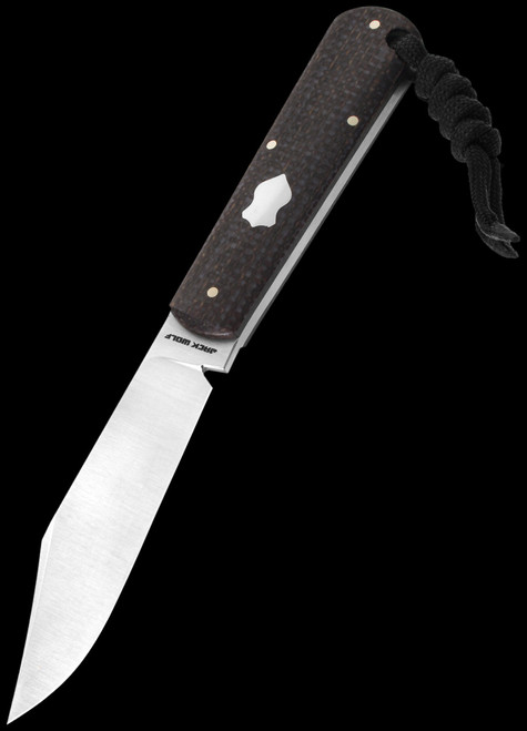 Jack Wolf Knives Gateway FIXedc Vibe Jute Bison Fixed Blade