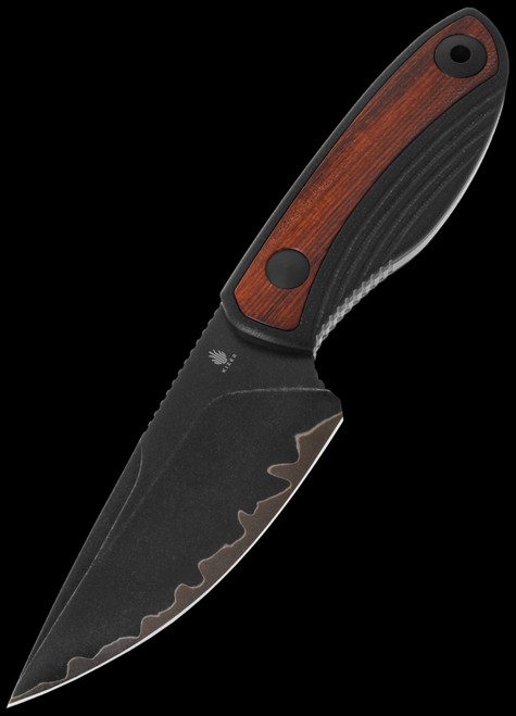 Kizer Finch Mkuruti Wood Fixed Blade