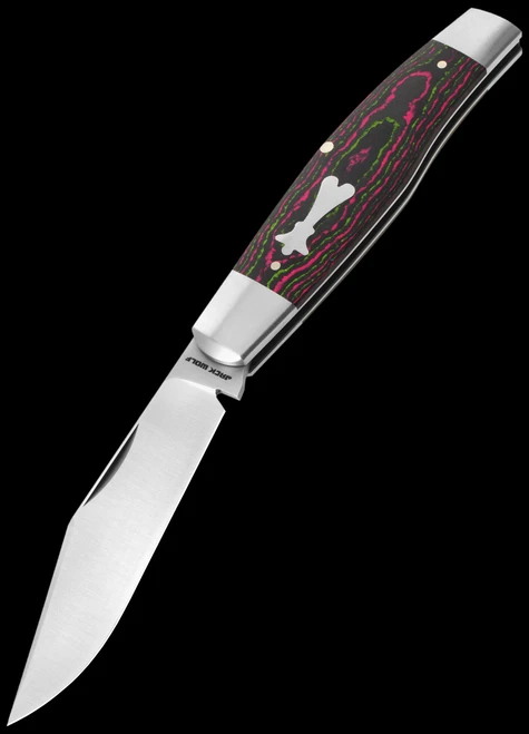 Jack Wolf Knives Stockman Camo Carbon Folding Knife