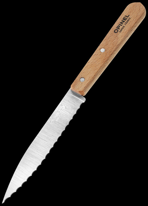 Opinel No. 113 Natural Serrated Knife