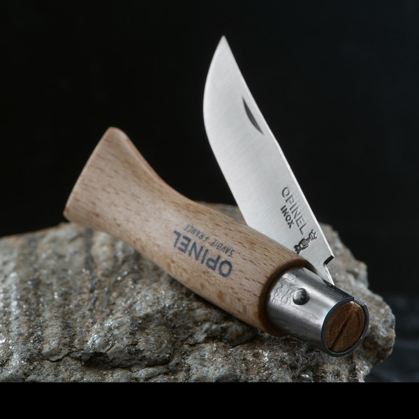 Opinel INOX Stainless Steel Non-Locking No.5 Folding Knife