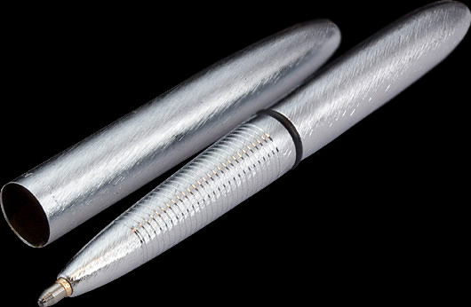 Fisher Space Pens Bullet Brushed Chrome with Pocket Clip