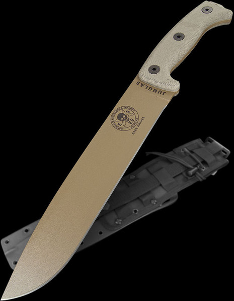 ESEE Junglas Dark Earth Fixed Blade