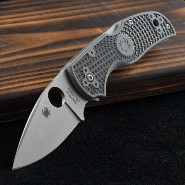 Spyderco Native 5 Lightweight Grey Maxamet Folding Knife