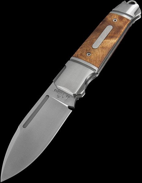 Andre de Villiers Impi Burlwood Folding Knife