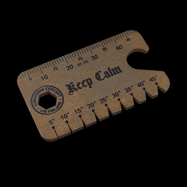 Audacious Concept Dog Tag Angle Finder Bronze