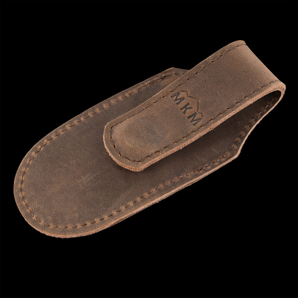 MKM Magnetic Leather Pouch