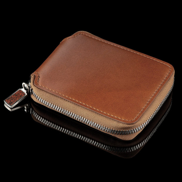 WILLIAM HENRY ZIP BI-FOLD BOURBON