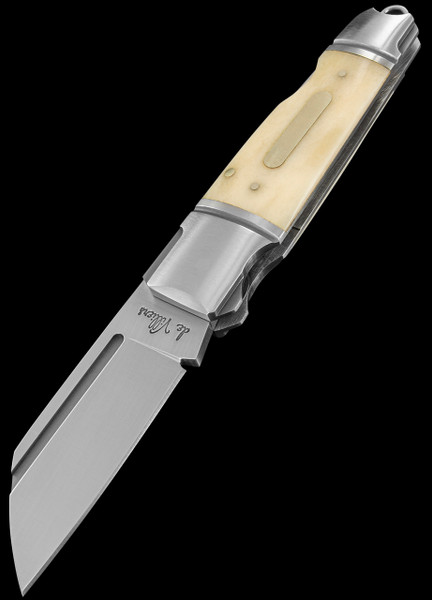 Andre de Villiers Pocket Butcher Bone Shield Back Lock