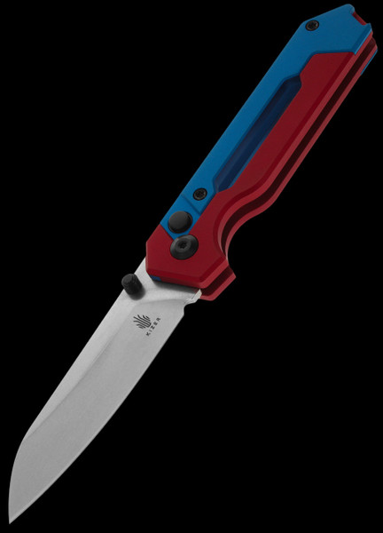 Kizer Hyper S35VN Blade Aluminium Red & Blue