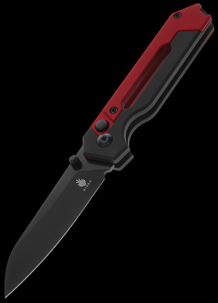 Kizer Hyper S35VN Blade Aluminium Black & Red