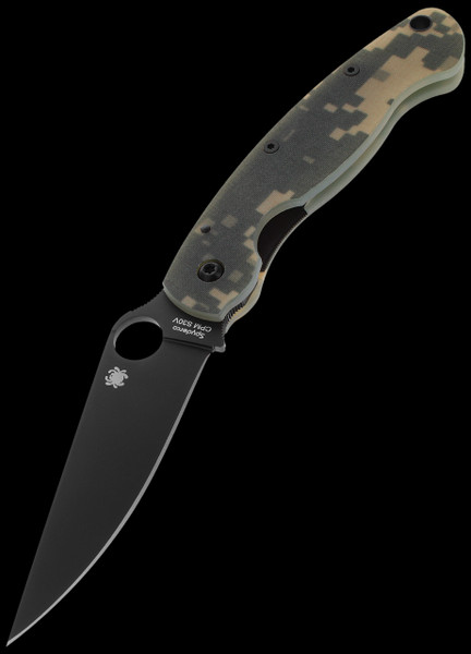 Spyderco Mili Digi Camo Black Blade