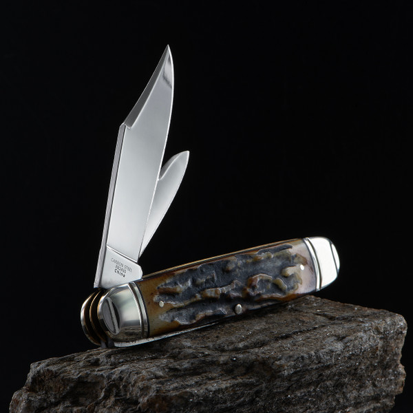 Rough Rider Cattleman Cinnamon Folding Knife