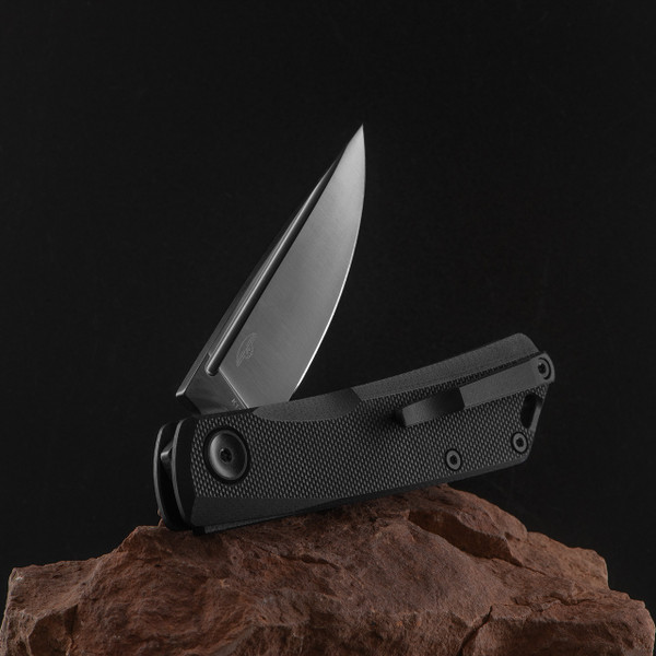 Real Steel Luna Lux Folding Knife Black