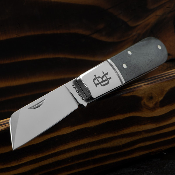 Rosecraft Beaver Creek Barlow Smoky Grey Folding Knife
