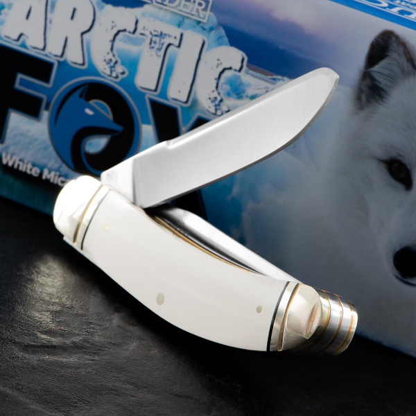 Rough Rider Artic Fox Sowbelly Trapper Folding Knife | Heinnie Haynes