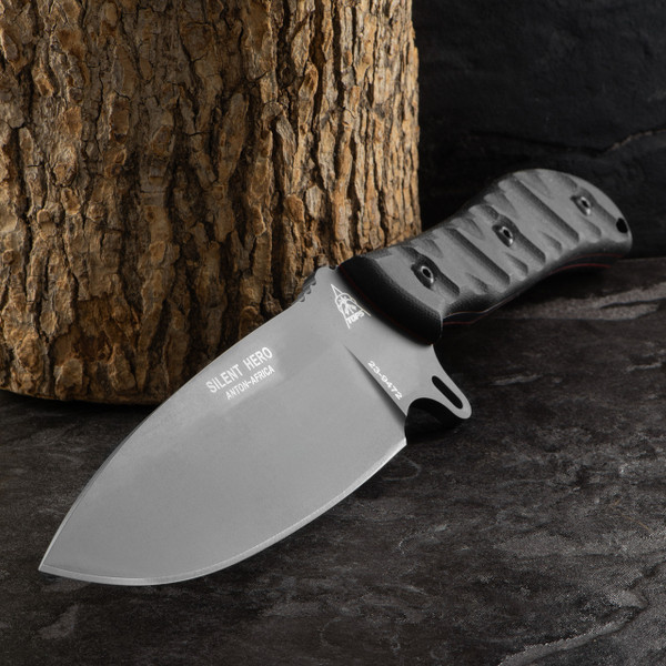 Tops Silent Hero Black Fixed Blade