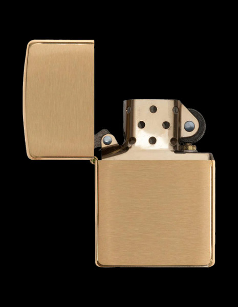 Zippo Classic Brushed Finish Brass Lighter