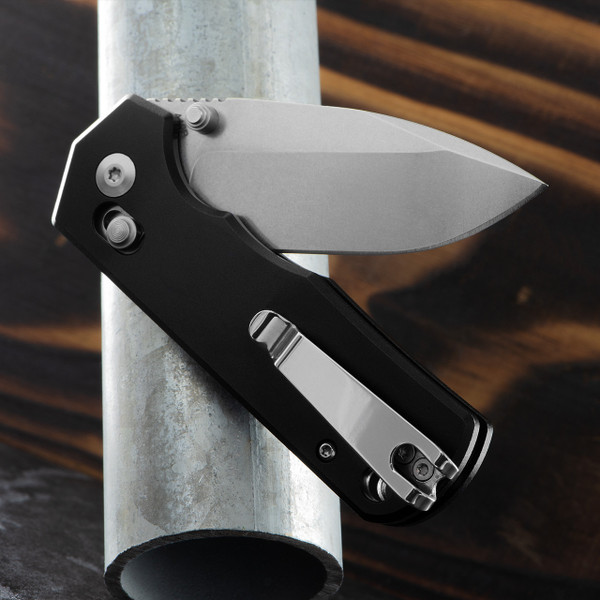 Magnum Rockstub Black Folding Knife
