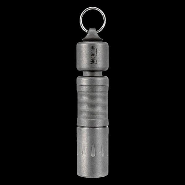 MecArmy X6 Mini Titanium Keychain Flashlight Sandblasted