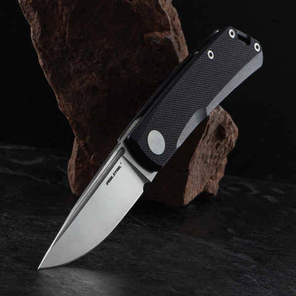 Real Steel Phantom Luna Black Folding Knife