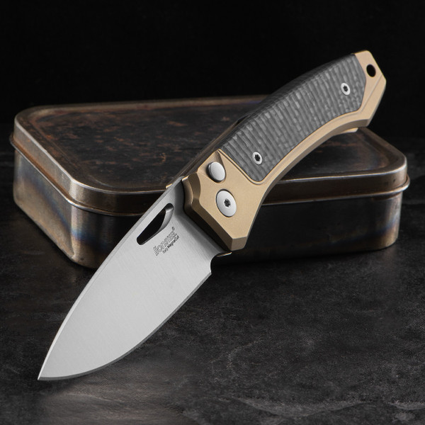 LionSteel Twain Bronze Folding Knife