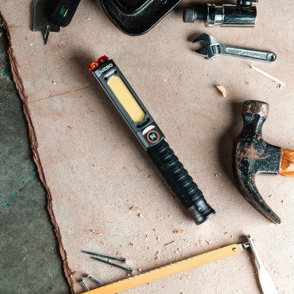 Nebo Big Larry Pro+ Flashlight Black Line