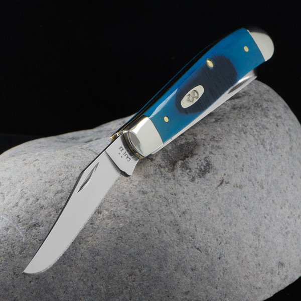 Case Mini Trapper Caribbean Blue Folding Knife
