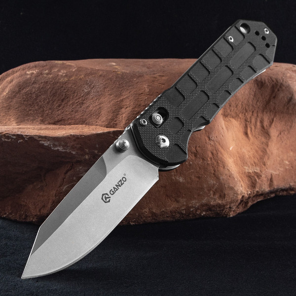 Ganzo G7452 Stonewashed Folding Knife