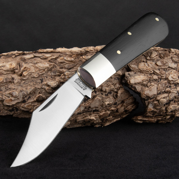 Arthur Wright Clip Point Ebony Folding Knife