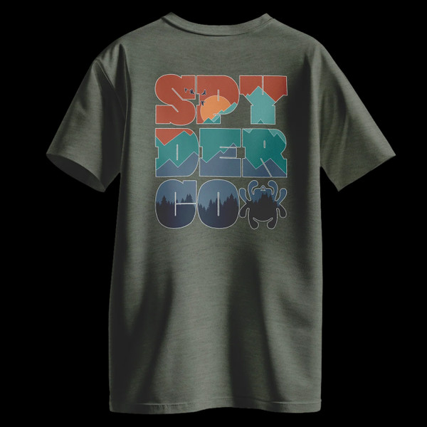 Spyderco T-Shirt Heather Green