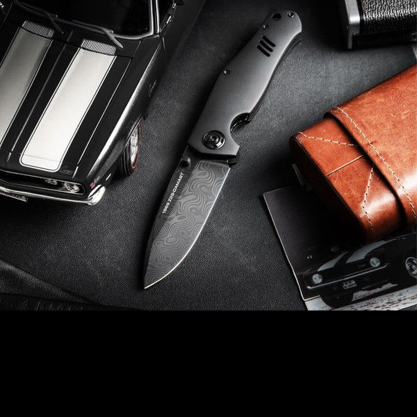 Boker 1969 Z28-Damast Shadow Folding Knife