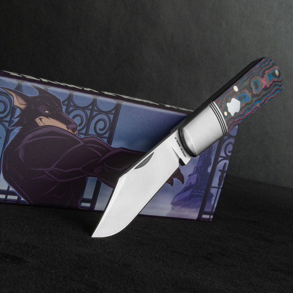 Jack Wolf Knives Gateway Barlow Camo Carbon Folding Knife