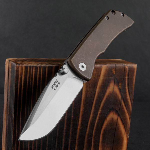 McNees PM Mac 2 Atomic Bronze Satin Folding Knife