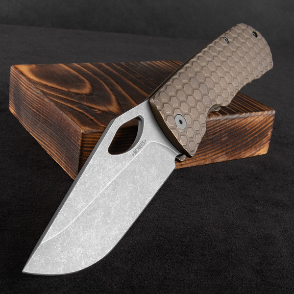 McNees Dixon Honeycomb Atomic Bronze Folding Knife