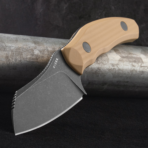 Kizer Bulldog Tan G10 Fixed Blade