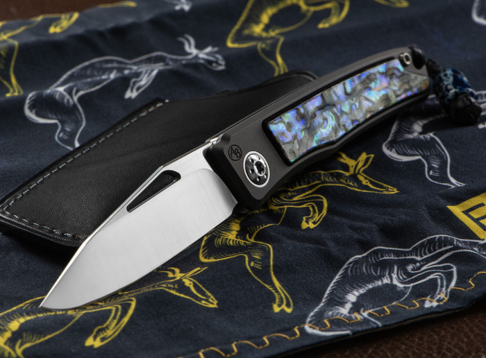 Arno Bernard Rinkhals Abalone Custom Knife