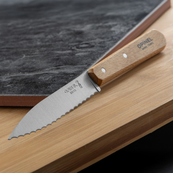 Opinel No. 113 Natural Serrated Knife