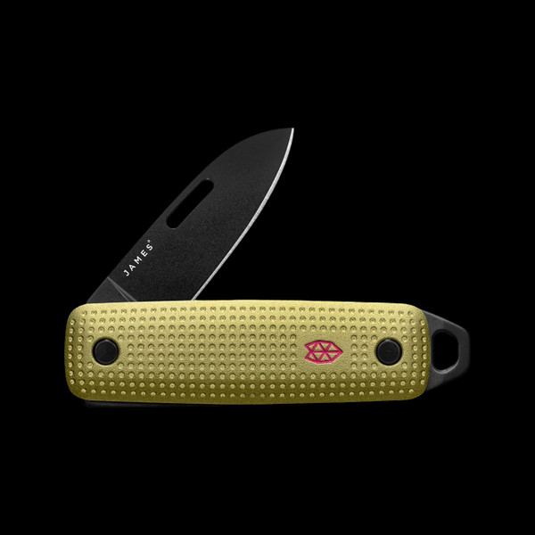 The James Brand 'The Elko' Butter & Black Folding Knife