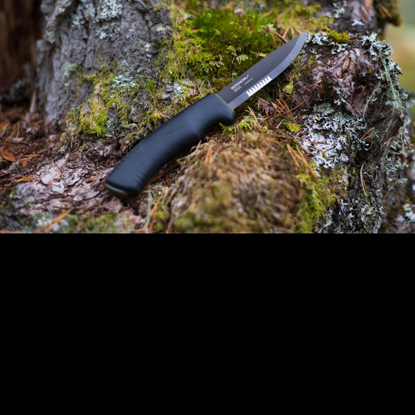 Morakniv Bushcraft SRT (S) Black Fixed Blade