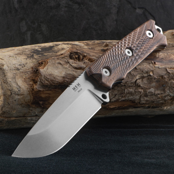 MKM Base Camp Santos Wood Fixed Blade